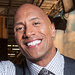 Dwayne Johnson on the set of 