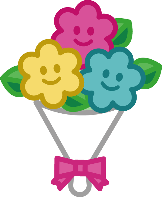 かわいいディズニー画像 最高花束 送別 イラスト かわいい