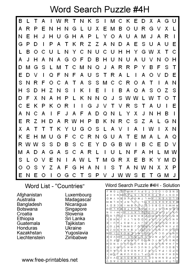 Printable Word Searches for Adults Hard That are Divine ...