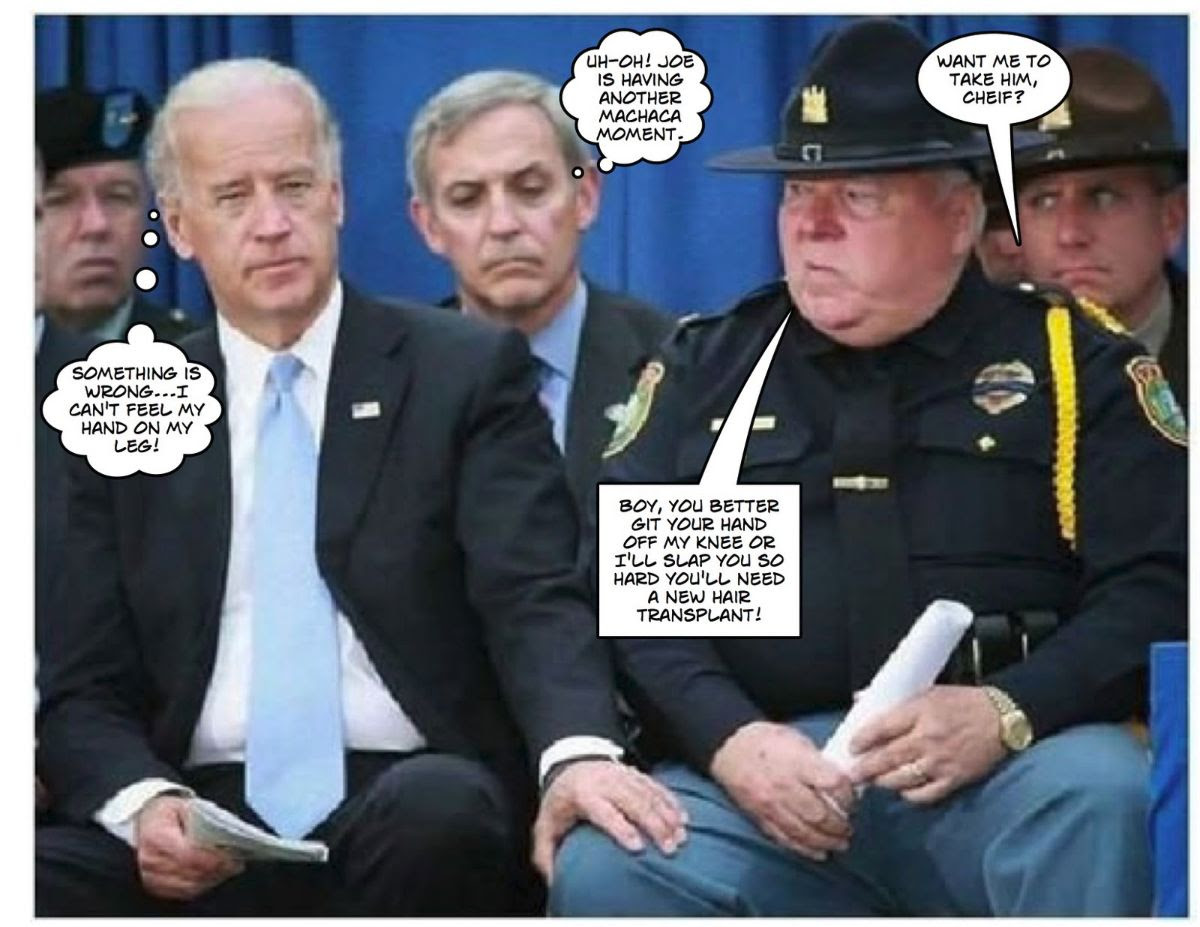 photo of Biden and the Sheriff