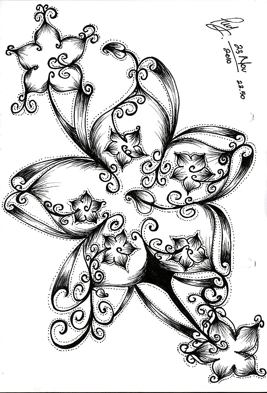 Gambar Doodle Bunga Mawar Kantor Meme