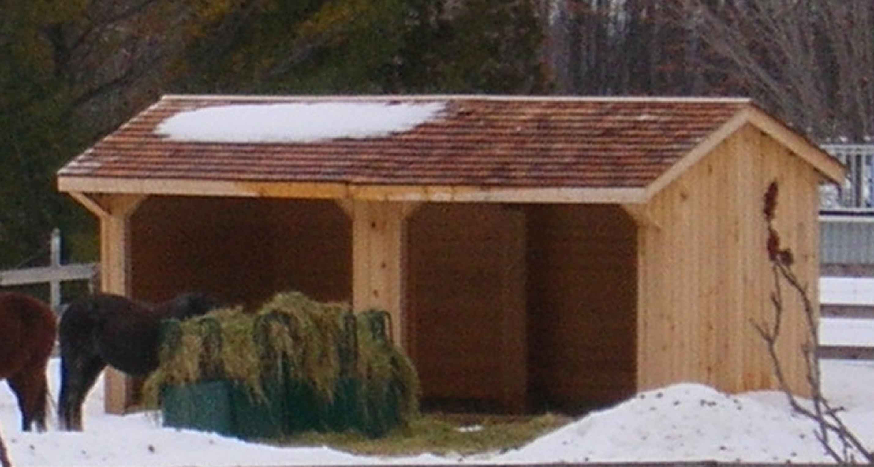 shedlast: Plans for building a loafing shed