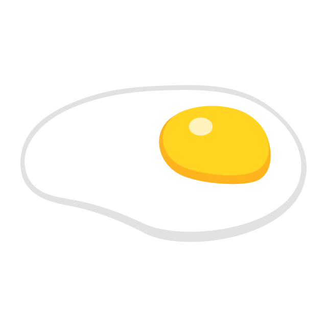 ほとんどのダウンロード 目玉焼き イラスト かわいい 興味深い画像の多様性