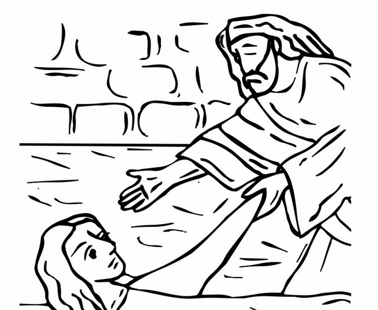 33 Jesus Raises Lazarus Coloring Pages