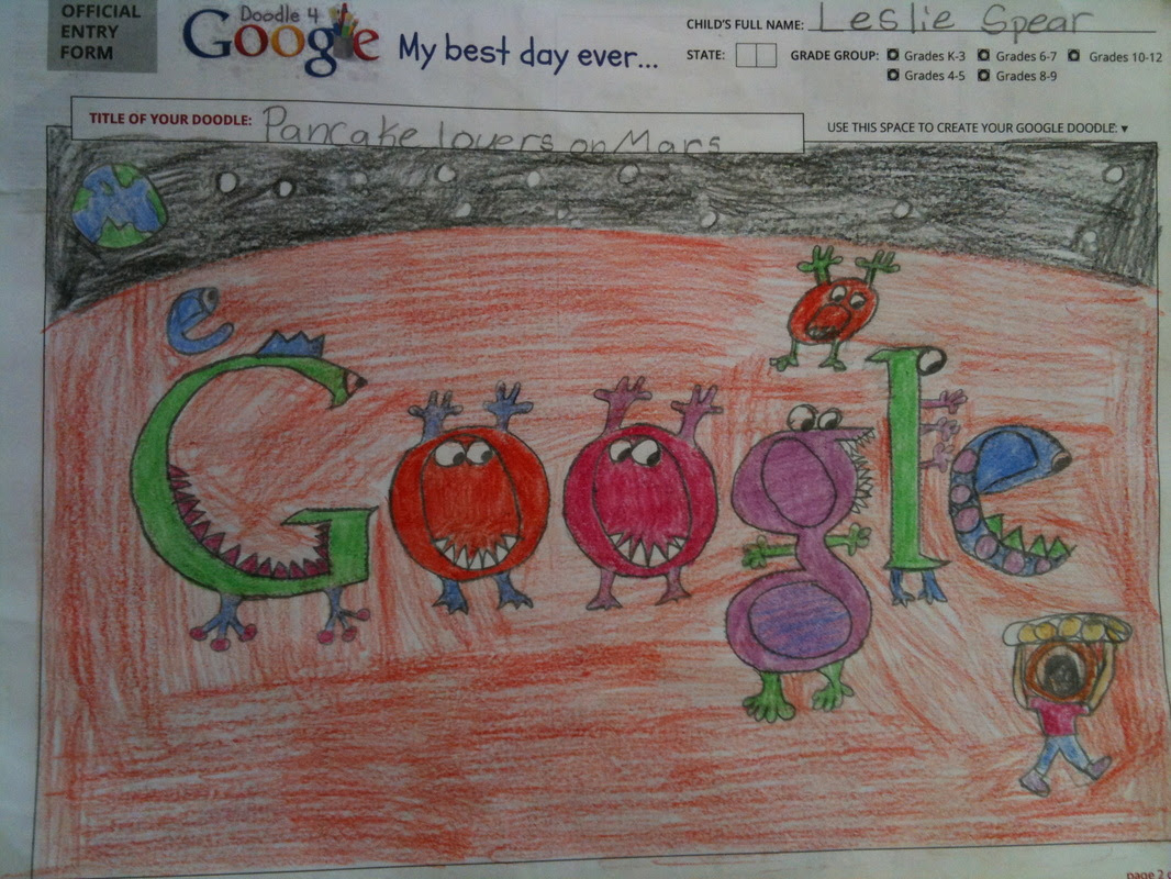 Doodle on the entry form: Doodle 4 Google Mr Malloy S Educational Technologist Page Kodiak Alaska