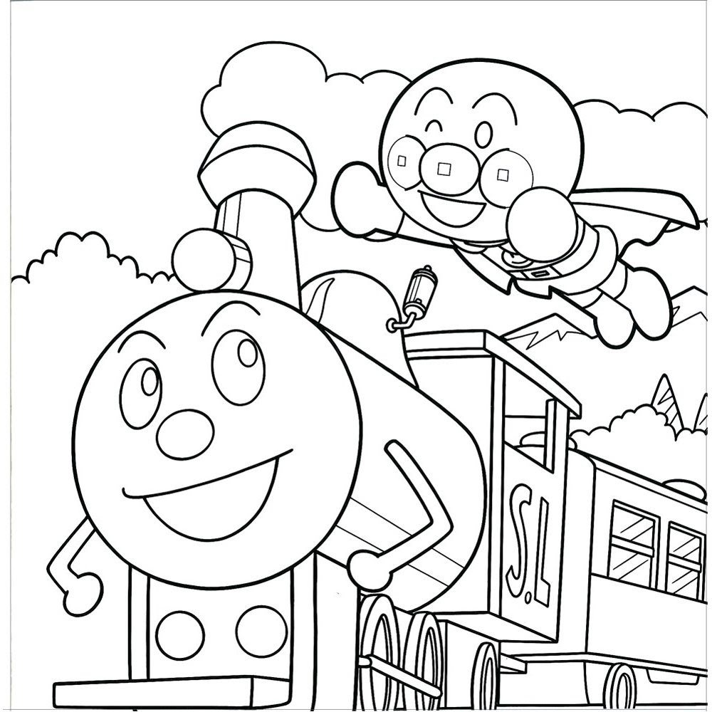無料イラスト画像 心に強く訴えるぬりえ アンパンマン イラスト 無料