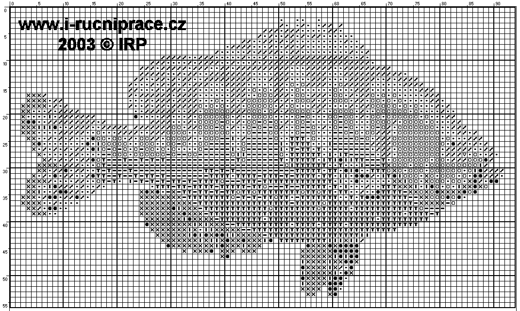1 x pattern in color blocks 1 x pattern in color symbols Free Cross Stitch Charts Patterns Shefalitayal