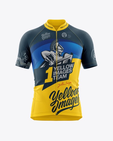 Download Free Men's Cycling Jersey Mockup (PSD) - Download Free Men ...