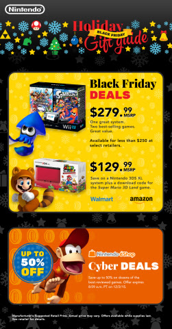 Major retailers nationwide will be offering heaps of great deals on some of Nintendo’s most popular  ... 