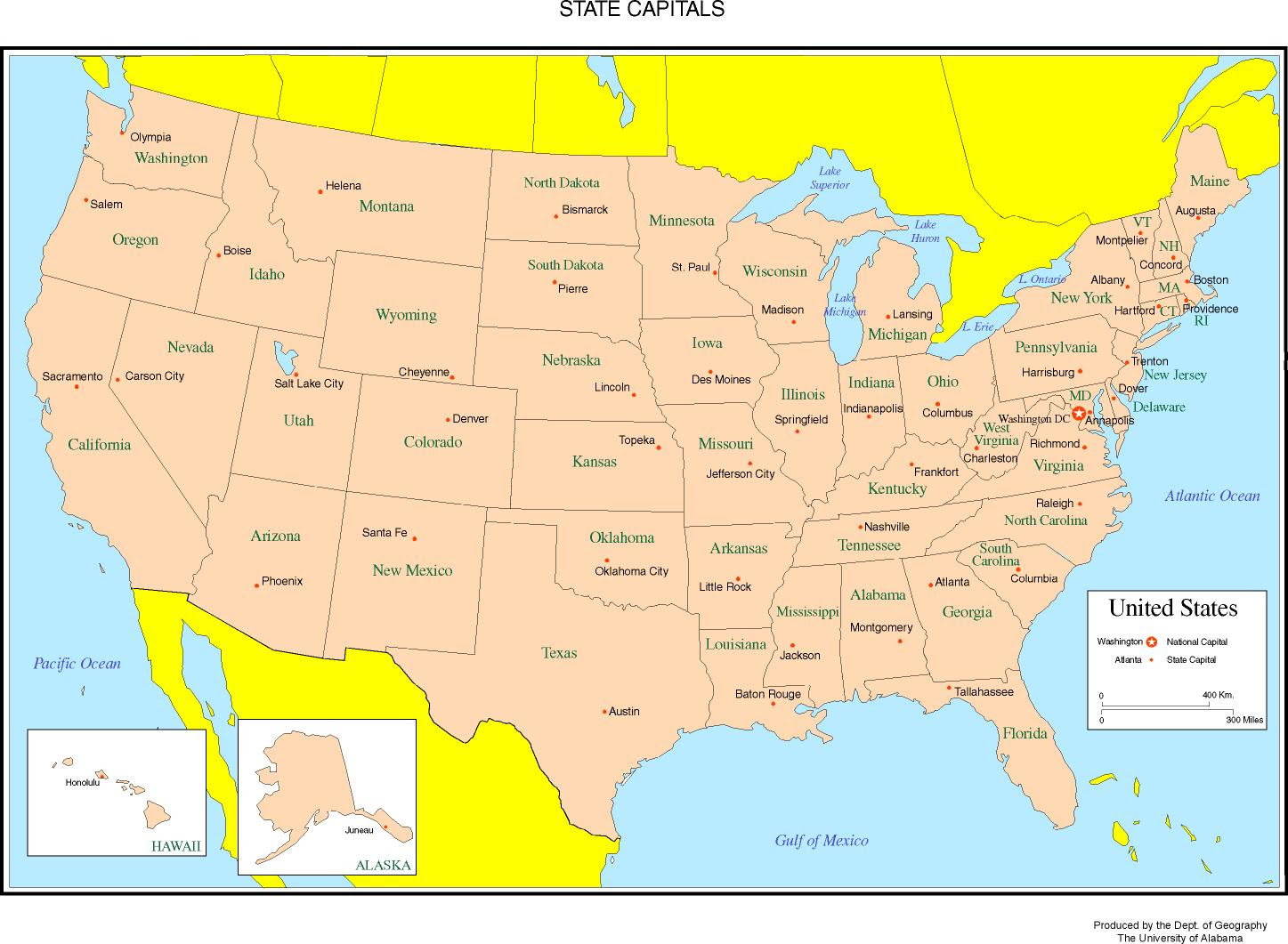 map of united states with states labeled United States Map Europe Map Map Of United States With States