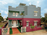 Indian Home Outer Wall Design