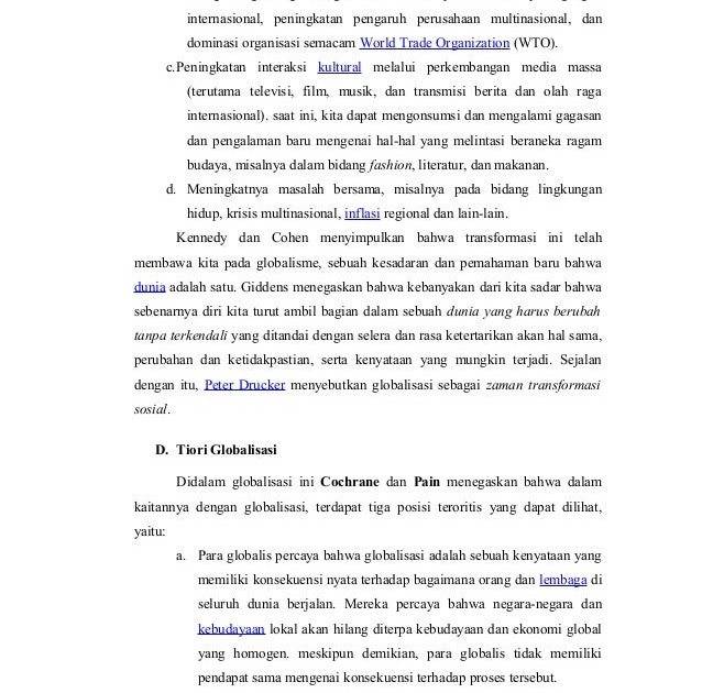 Contoh Interaksi Sosial Globalisasi - Cable Tos