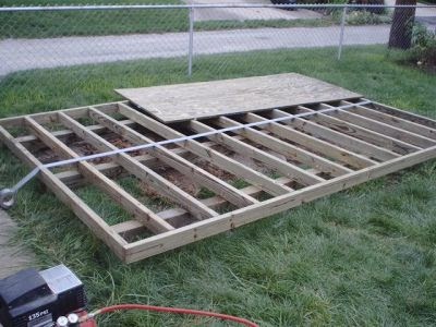 Dalama: How to build a storage shed on skids