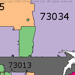 Edmond Ok Zip Code Map Tourist Map Of English: Zip Code Map Edmond Ok