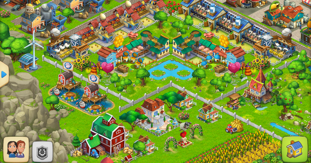 Farm City Farming And City Building Mod Apk  Farm House