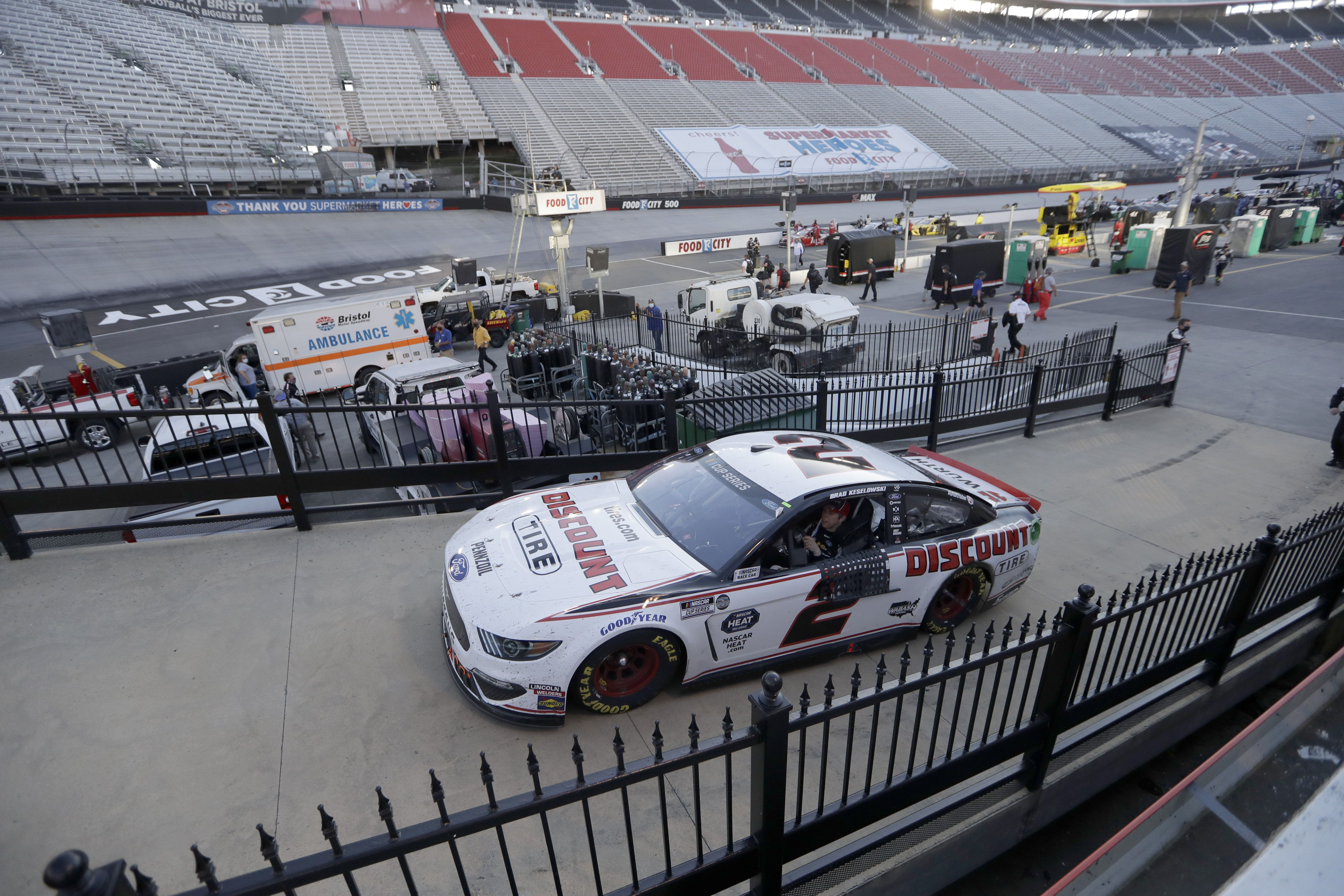 My buddy john grew up watching nascar back in the day when the only drivers who weren't racing to credit: Brad Keselowski Steals Wild Nascar Cup Win At Bristol Mlive Com