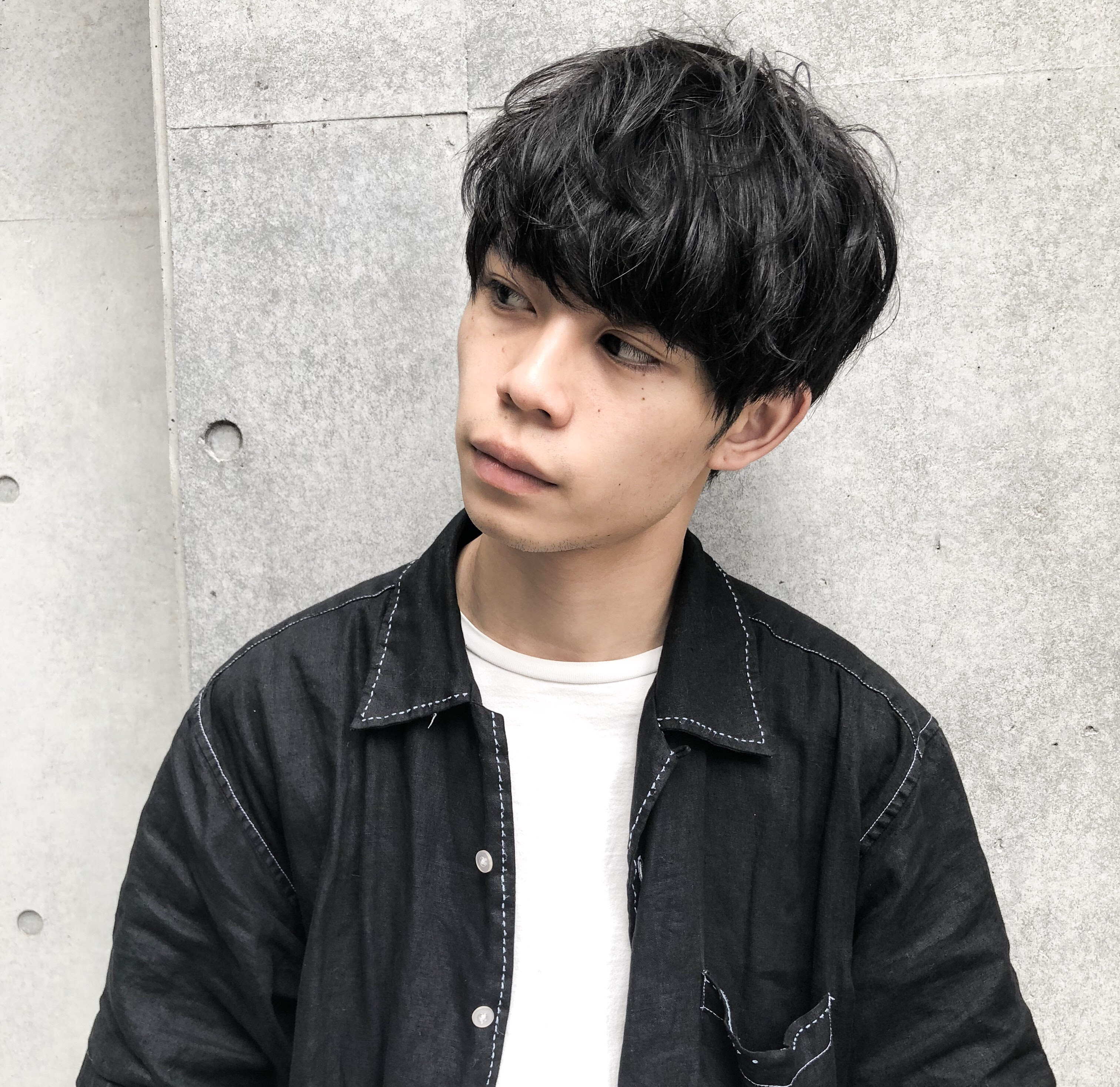 Bgghyut メンズ 髪型 ワイルド パーマ