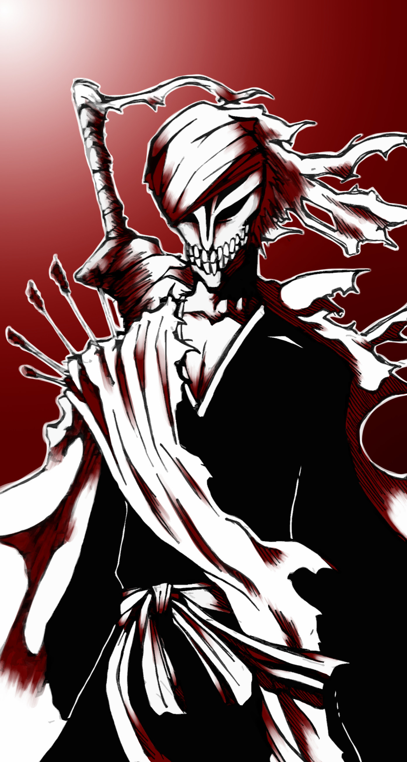 Hollow Ichigo Bleach Anime Wallpaper Udin