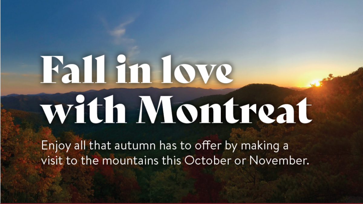 Fall in love with Montreat! Enjoy all that autumn has to offer by making a visit to the mountains this October or November.