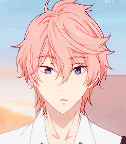 Handsome Anime Boy Pink Hair