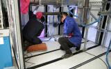 Welders work during a training at the Hefais school (the Haute Ecole de formation en soudage) for nuclear welders co-financed by EDF, in La Hague, France, December 7, 2022. REUTERS/Benjamin Mallet