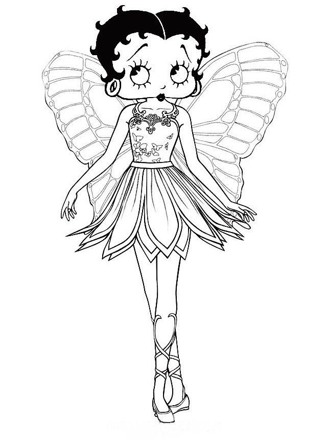 Download 123+ Betty Boop Beach For Kids Printable Free Coloring Pages