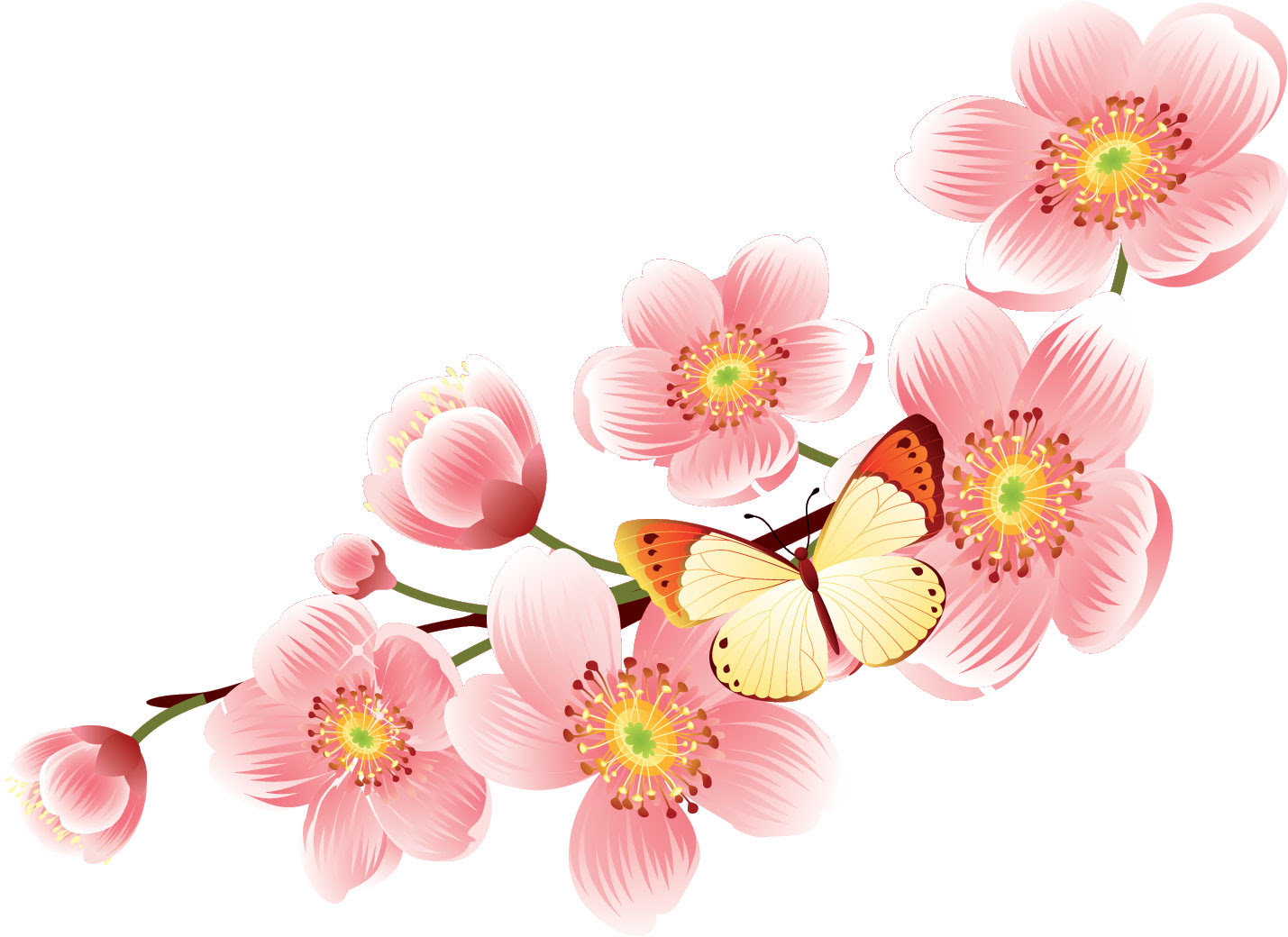 50 桜 イラスト リアル スーパーイラストコレクション