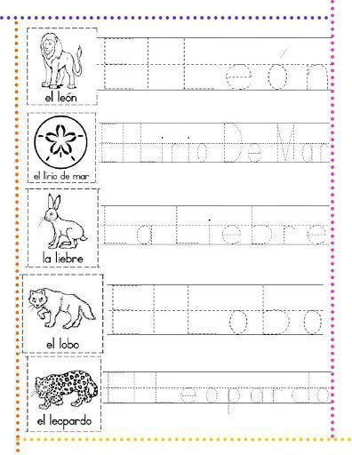 Aquí encontrara diferentes actividades de aprendizaje con las letras para niños de preescolar y palabras que inician con la letra ñ. Caligrafia Letras K L M N N O P Q Fichas De Primaria