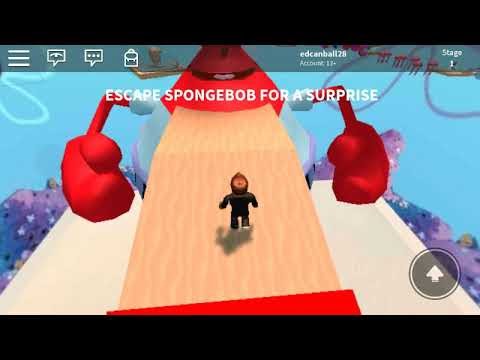 Escape The Spongebob Obby Roblox Roblox Promo Codes For Free Items - roblox videos escape spongebob obby