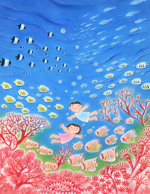 100 珊瑚 イラスト Free Cute Illustrations Stock Illustration
