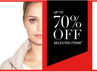 Up to 70% off selected items*