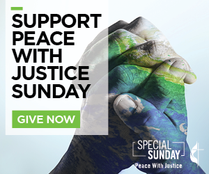 Support Peace with Justice Sunday