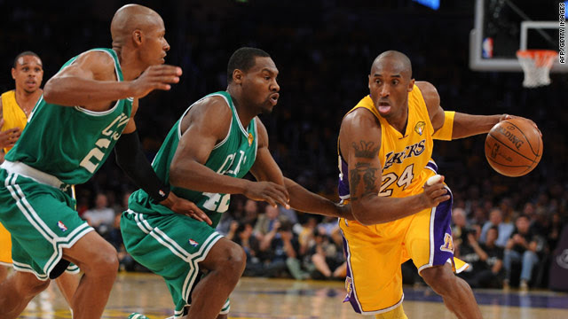 Lakers v celtics, lebron v kyrie would have been a great story line for the finals. Lakers Beat Celtics In Nba Finals Opener Cnn Com