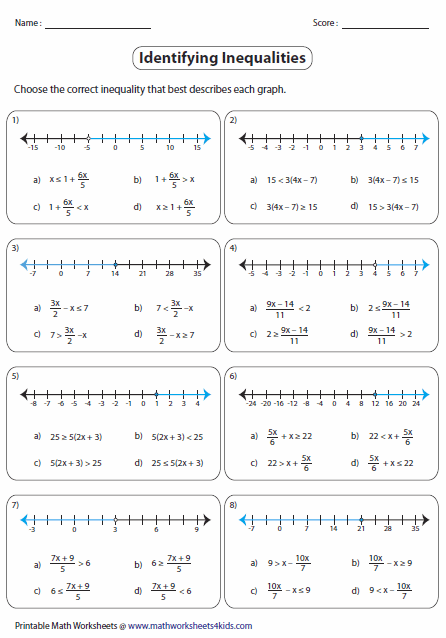 Get started with our free sample worksheets and subscribe to the entire treasure trove. Solving And Graphing Inequalities Worksheet Www Robertdee Org