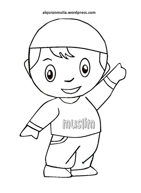 Wow 17+ Gambar Kartun Islam Hitam Putih - Gani Gambar
