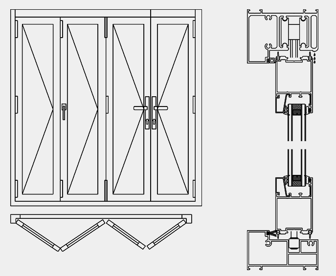 Baru 28 Pintu Geser Notasi