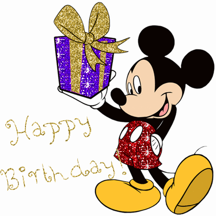 Gif Anime Disney Anniversaire