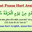 Doa Niat Puasa Rajab Latin