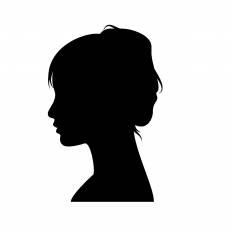 75 女の子 横顔 イラスト シルエット 無料イラスト集