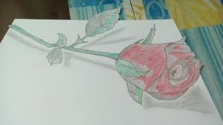 Sketsa Gambar Bunga Mawar 3d - Mawar Ku