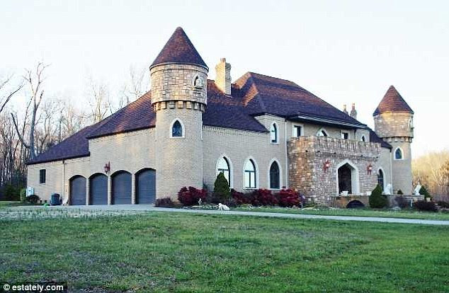 The works: This four-bedroom home on 90 acres of land features its own lake, a 14-stall stable for horseback riding as well as a fenced in pasture while listed for $1,593,000 in Elon, North Carolina