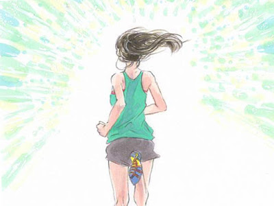 走る女の子 イラスト 走る女の子 イラスト