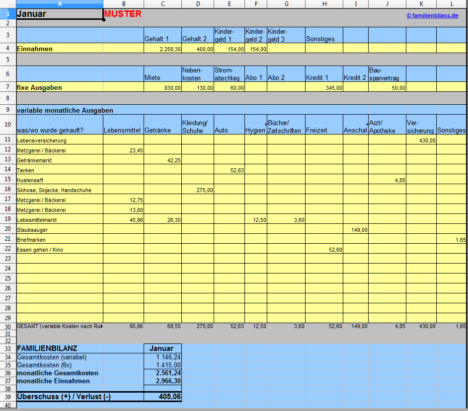 Check spelling or type a new query. Familienbilanz Haushaltsbuch Fur Excel Software Download