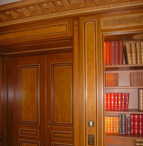 boiserie in  ciliegio Roma