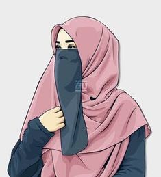 14 Foto Profil Instagram Keren  Hijab  Kartun  Gambar  Kitan