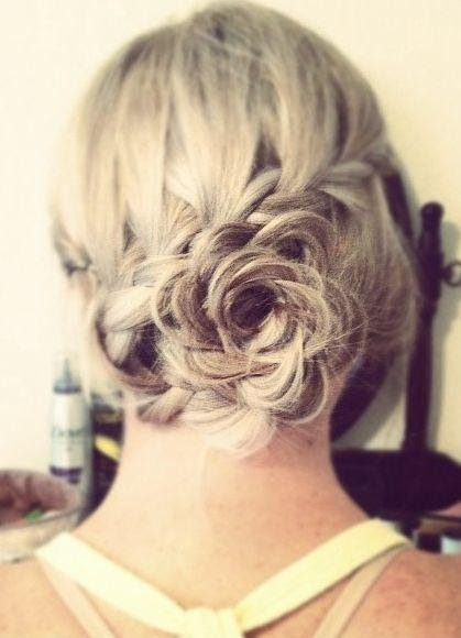 Best hairstyle for girls and easy hairstyles step by step #5. Rose Braid Bun Hairstyles How To