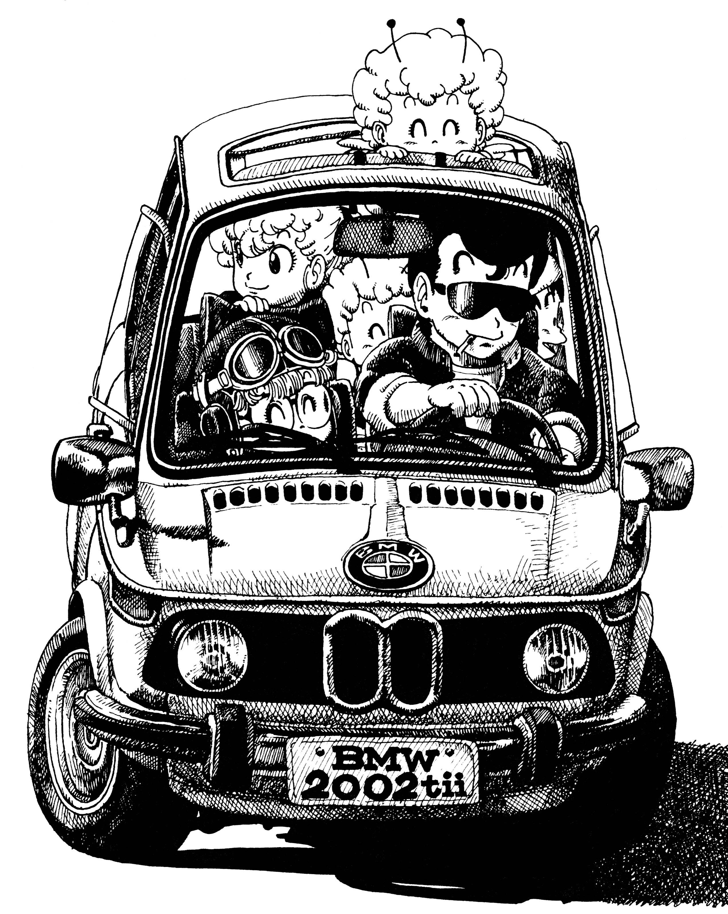 元の鳥山明 車 イラスト アニメ画像