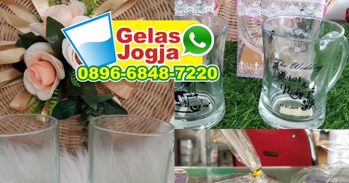 0896 6848 7220 wa Pabrik Gelas Jogja  Murah Mug  Souvenir  