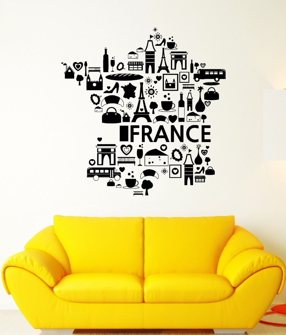 Stiker Dinding  Kamar  Menara  Eiffel  Stiker Dinding  Murah