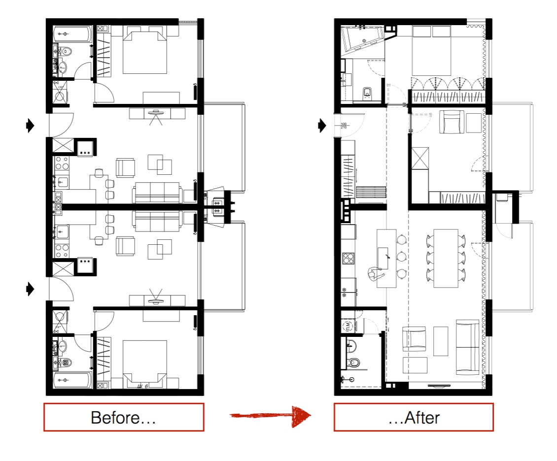 A home between 1200 and 1300 square feet may not seem to offer a lot of space, but for many people it's exactly the space they need and can offer a lot of benefits. Three Sleek Apartments Under 1500 Square Feet From All In Studio Includes Floor Plans